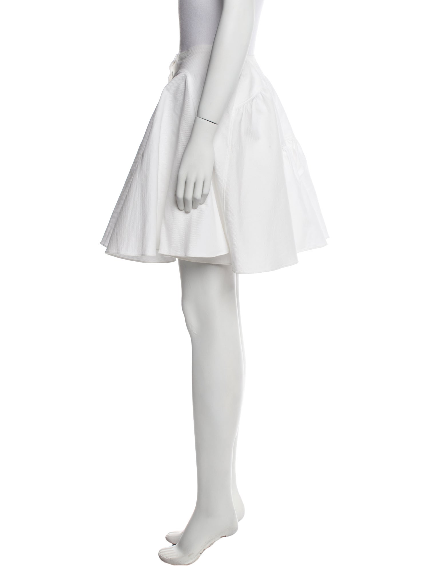 Alaïa Ruffle Embellishment Knee-Length Skirt