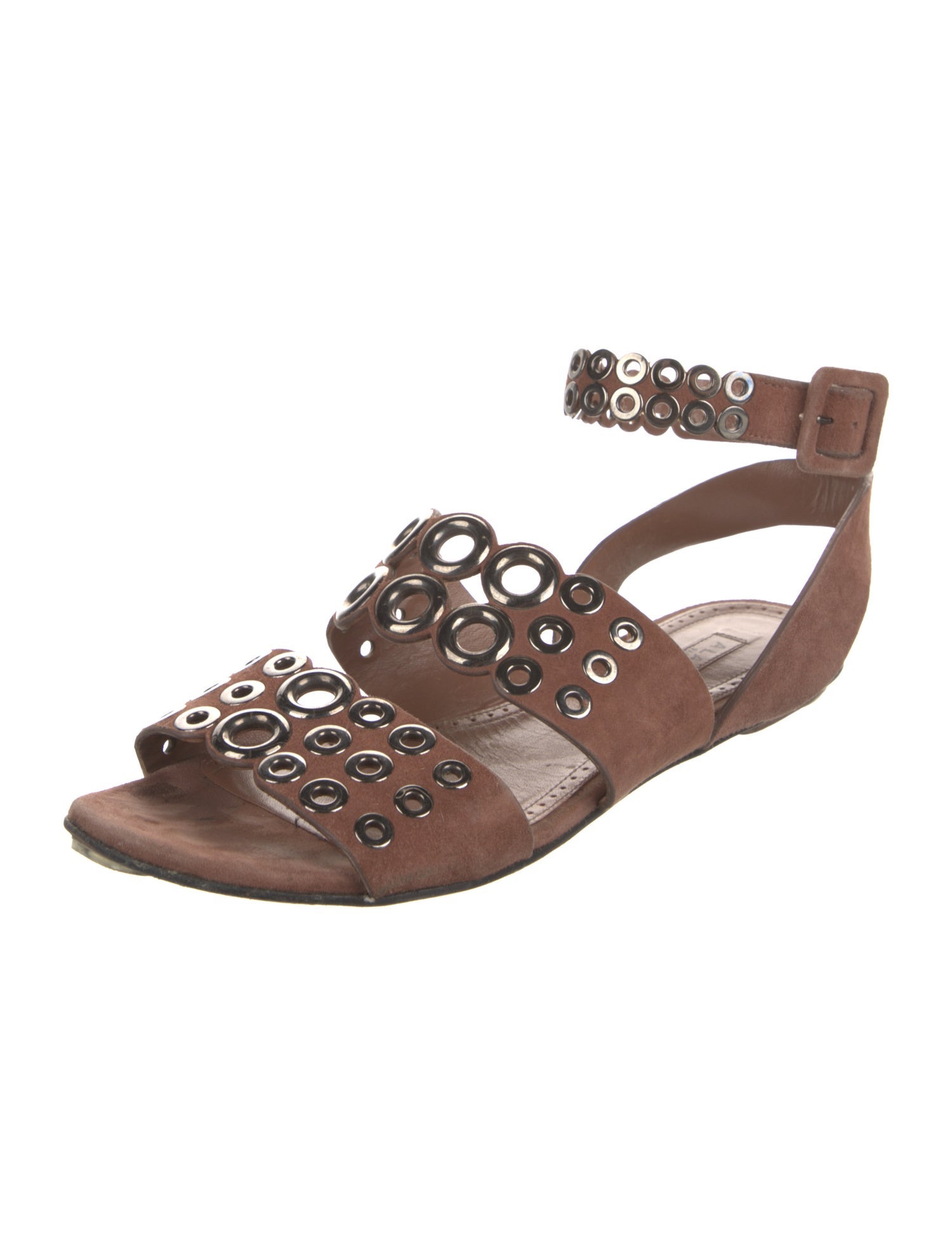 Alaïa Suede Gladiator Sandals