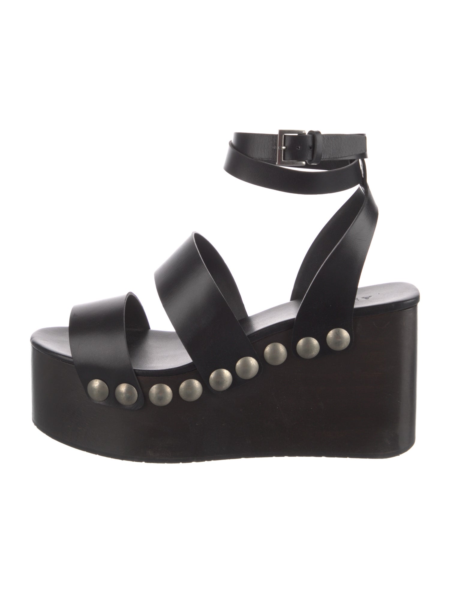 Alaïa Leather Studded Accents Gladiator Sandals