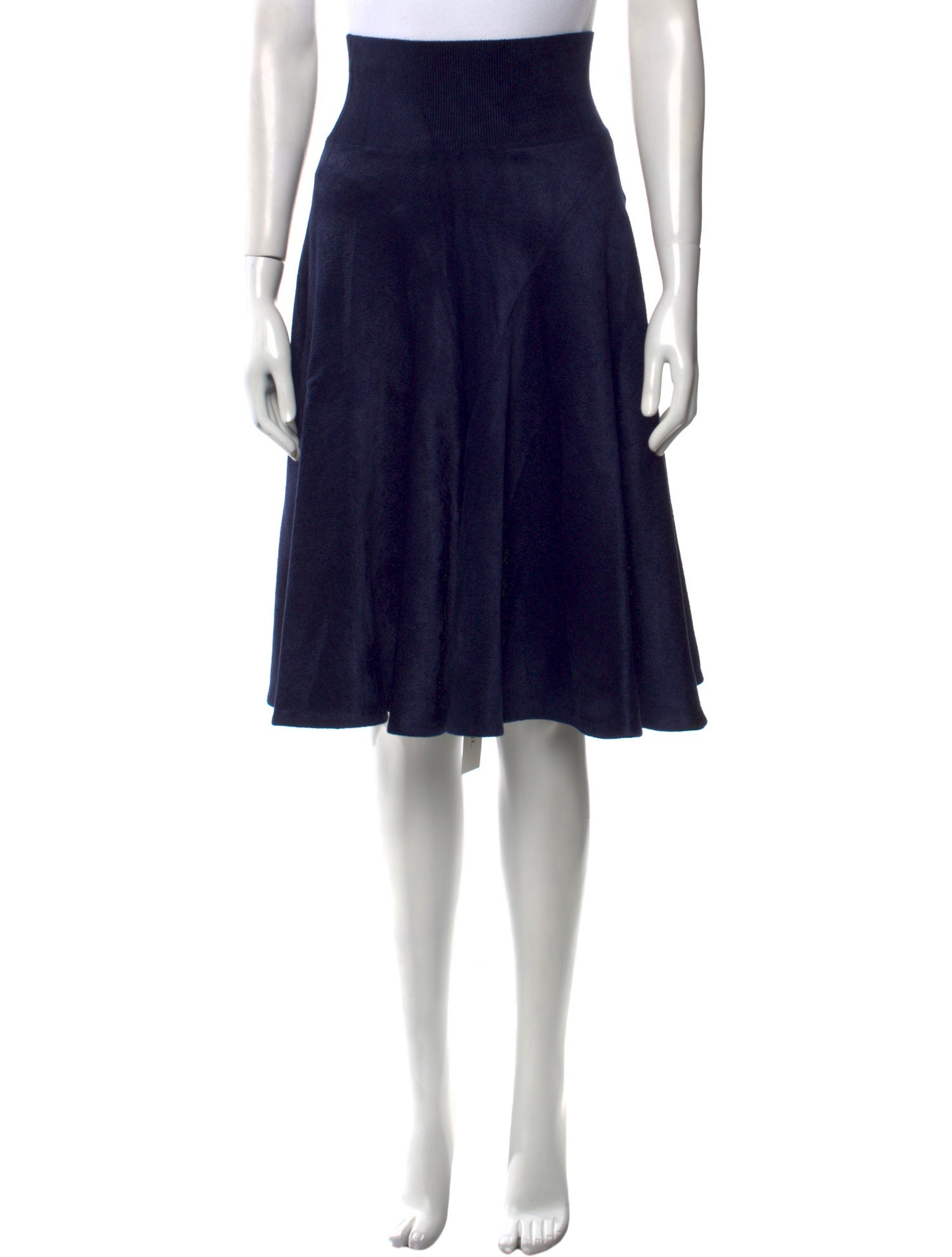 Alaïa Virgin Wool Knee-Length Skirt