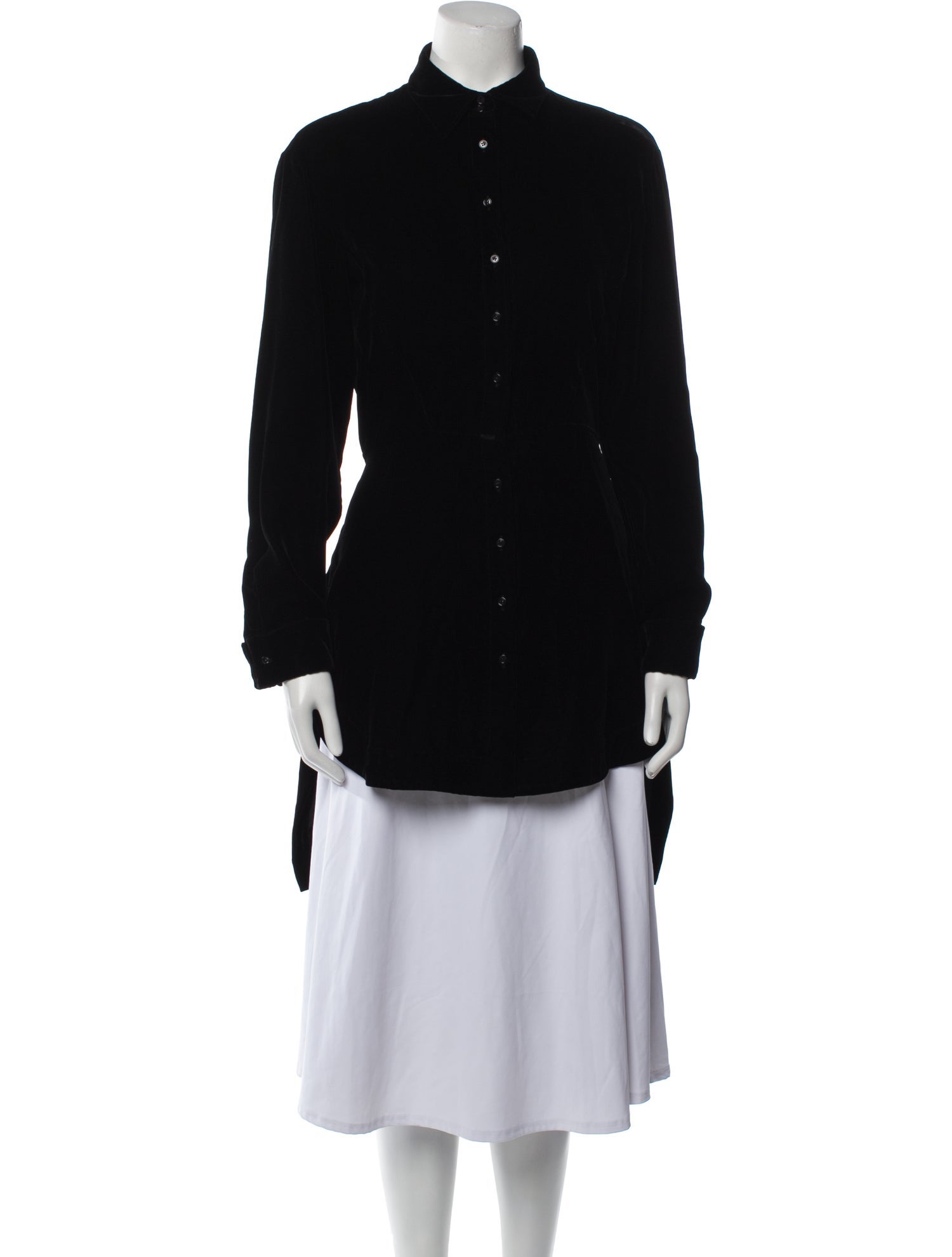 Alaïa Mock Neck Long Sleeve Tunic