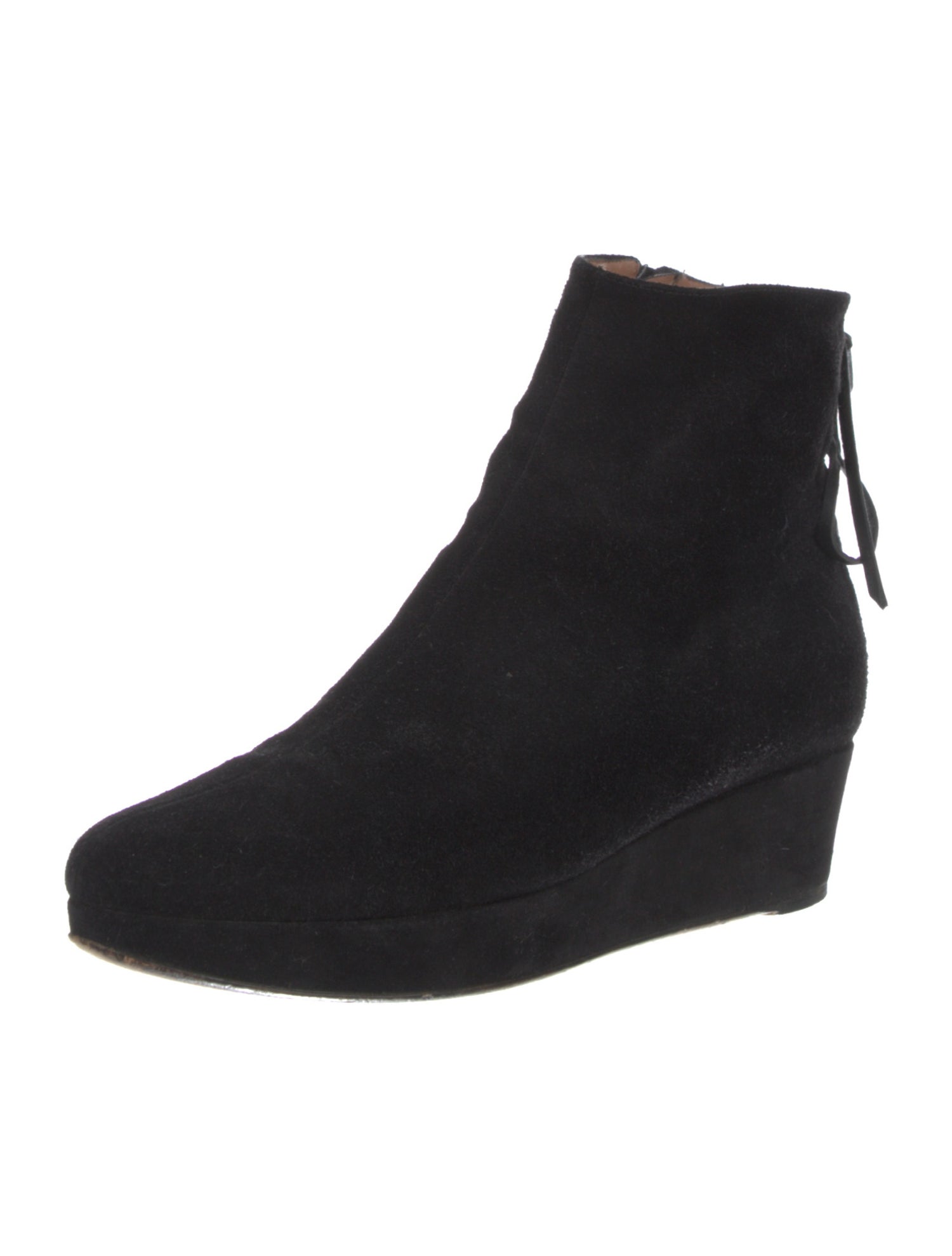 Alaïa Suede Lace-Up Boots