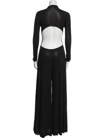 Alaïa Mock Neck Jumpsuit