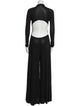 Alaïa Mock Neck Jumpsuit