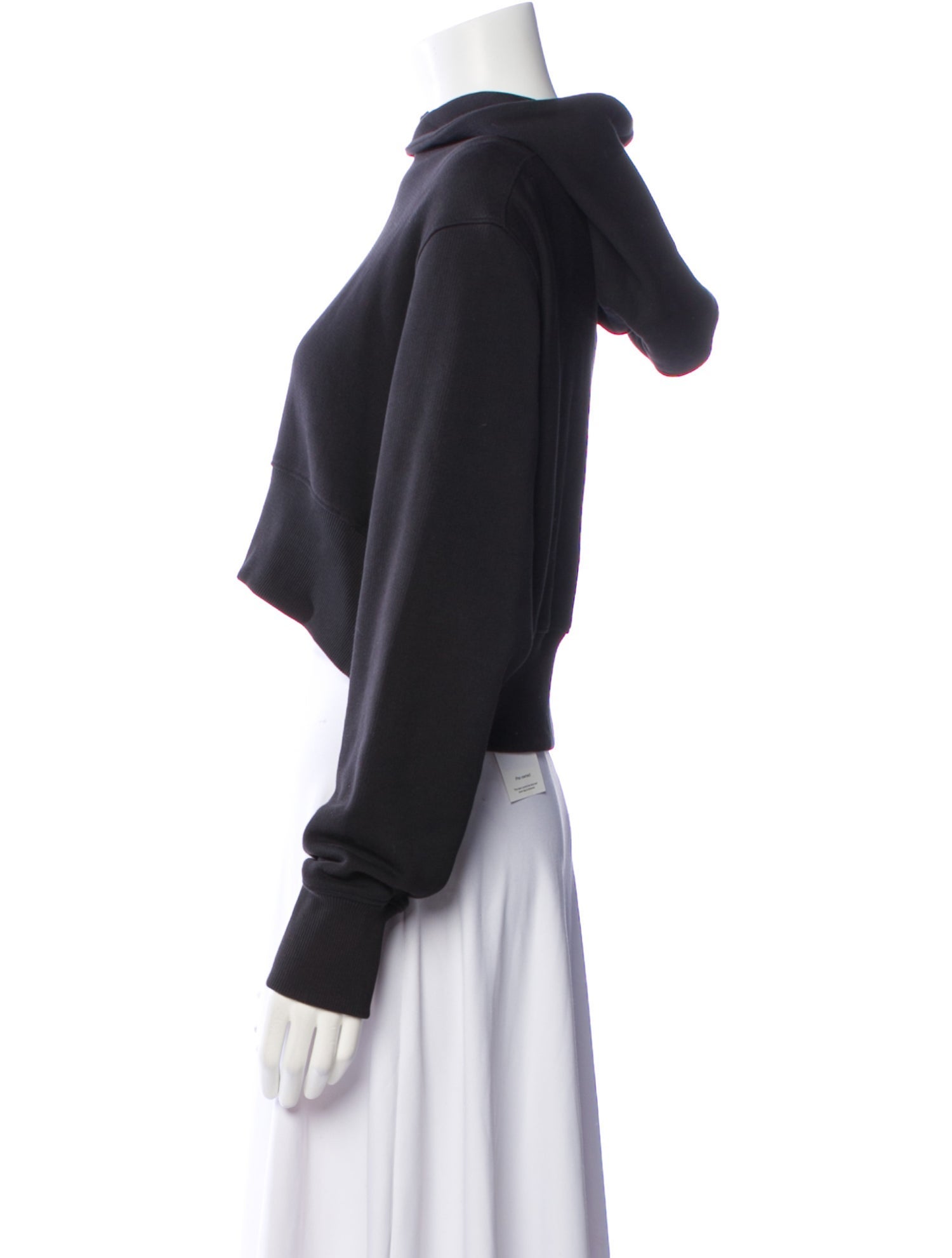 Alaïa Cowl Neck Long Sleeve Sweatshirt