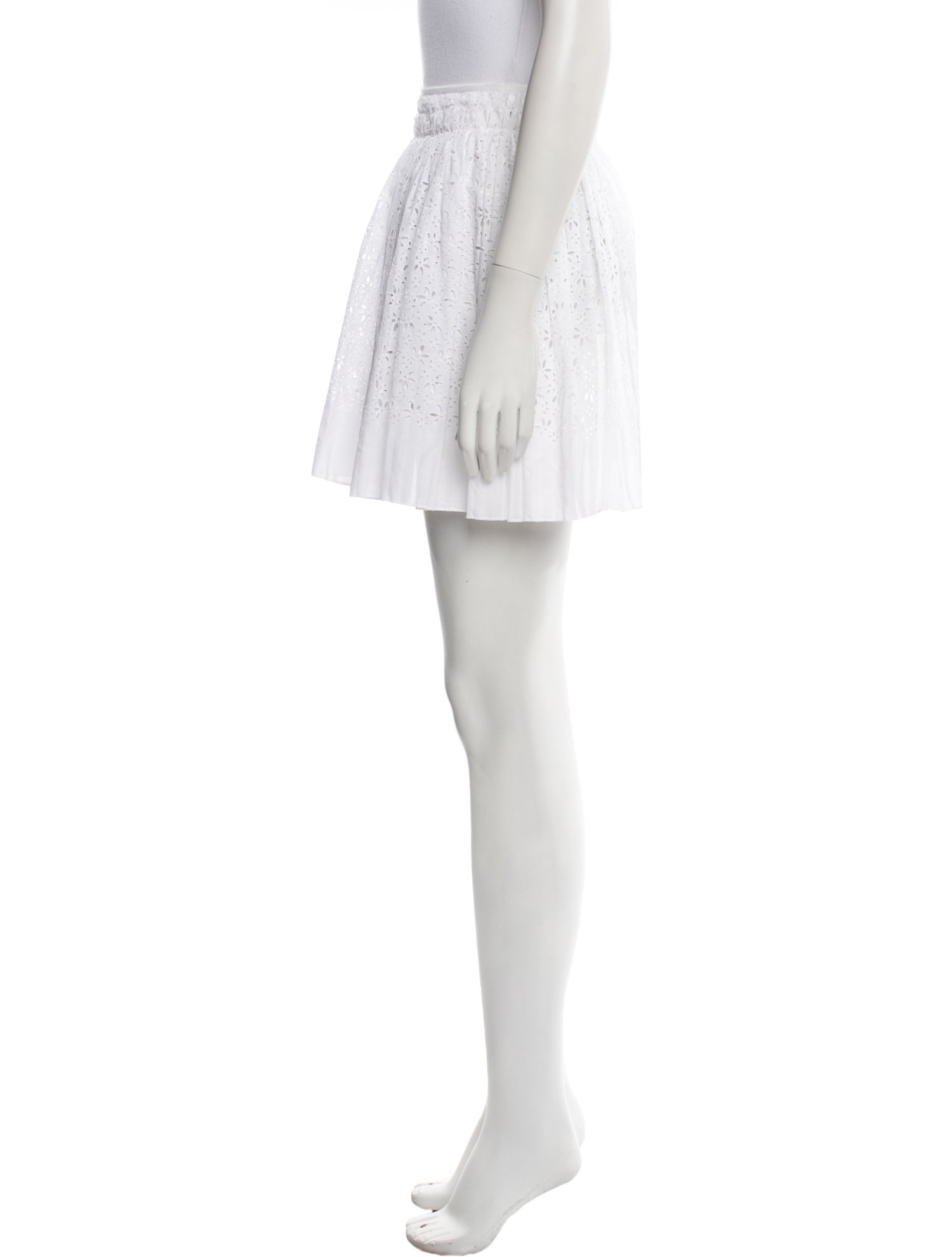 Alaïa Lace Pattern Mini Skirt