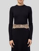 Alaïa Wide Snakeskin Waist Belt