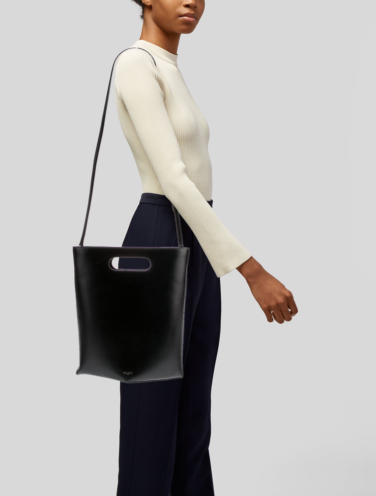 Alaïa Leather Bucket Bag