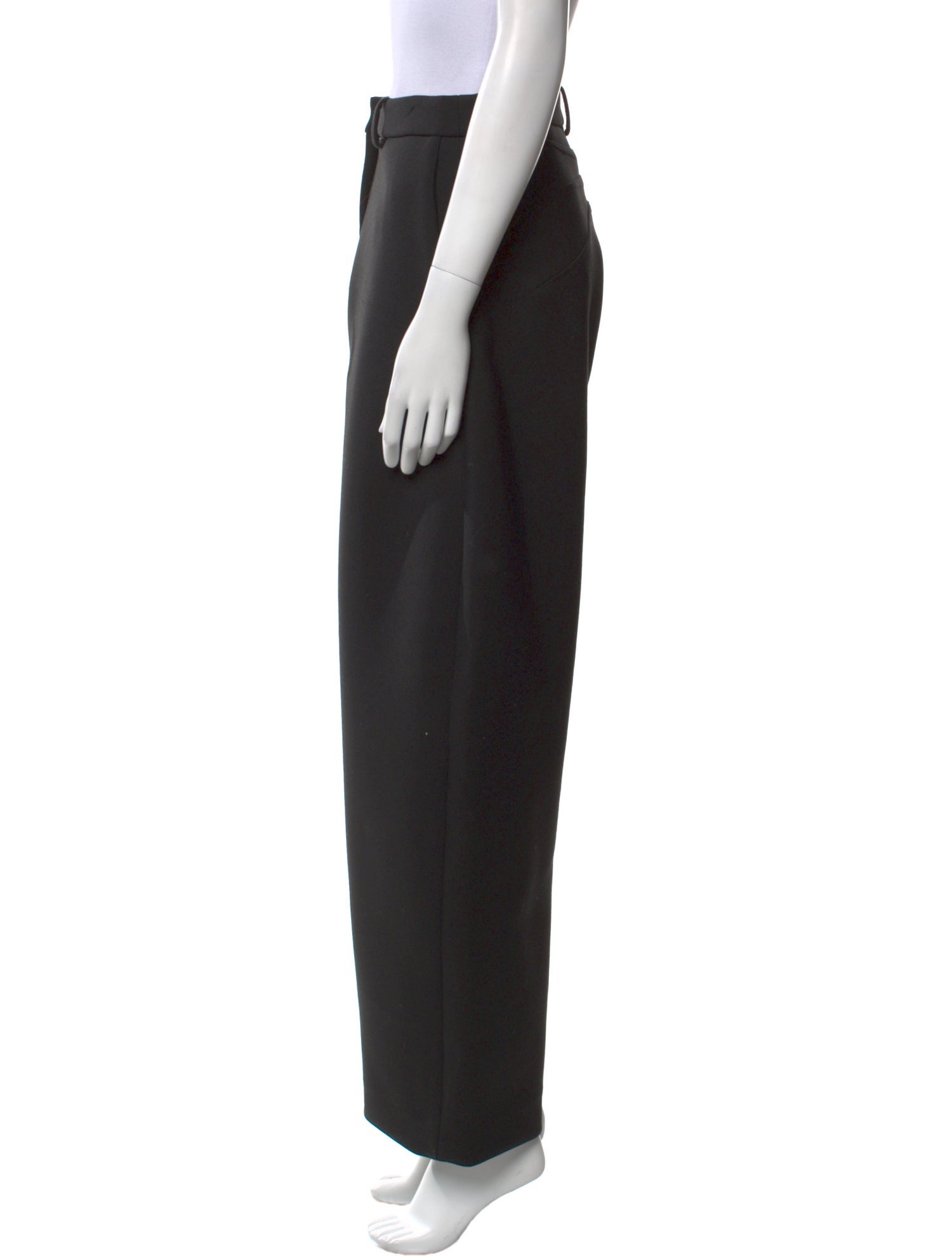 Alaïa Virgin Wool Wide Leg Pants