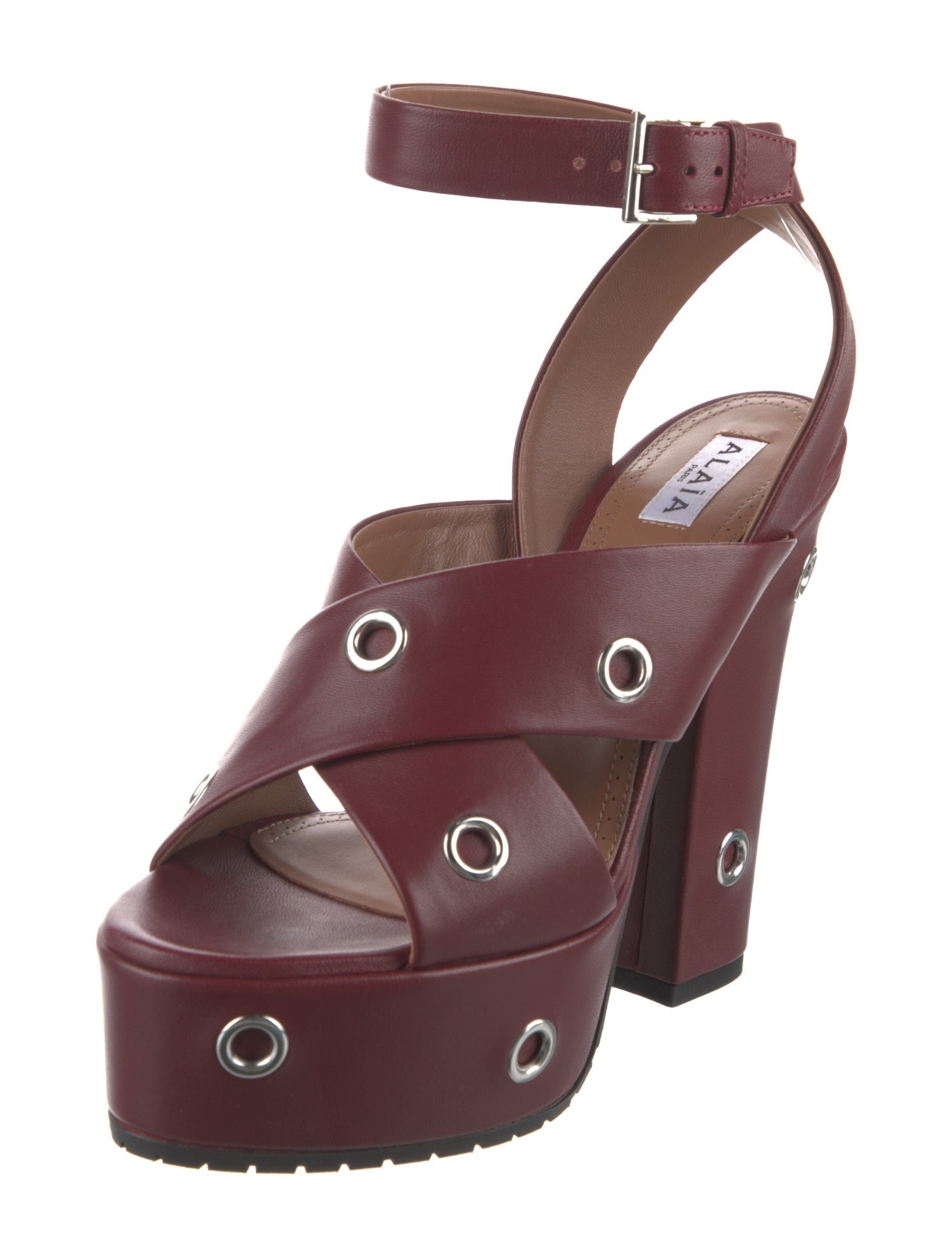 Alaïa Leather Sandals