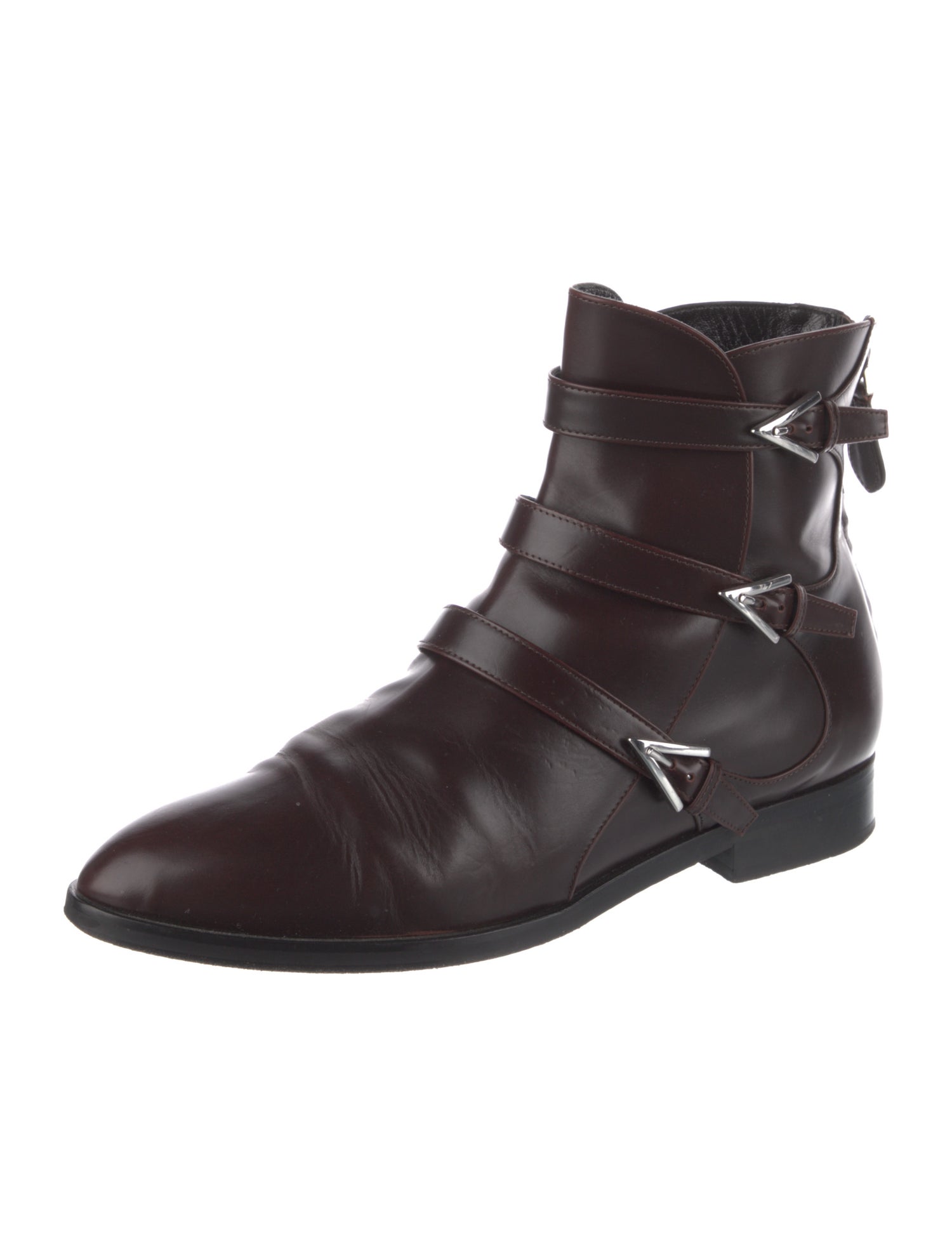 Alaïa Leather Moto Boots