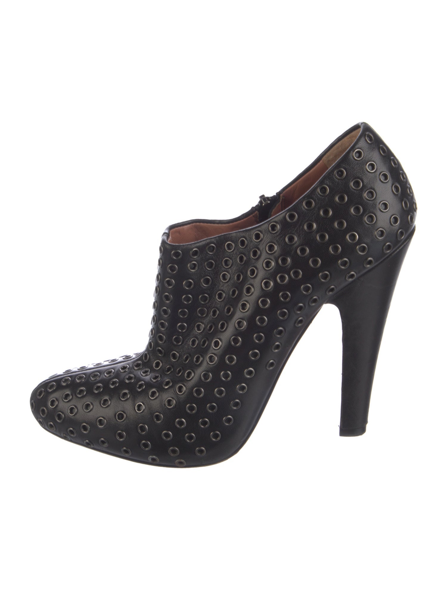 Alaïa Leather Lace-Up Boots