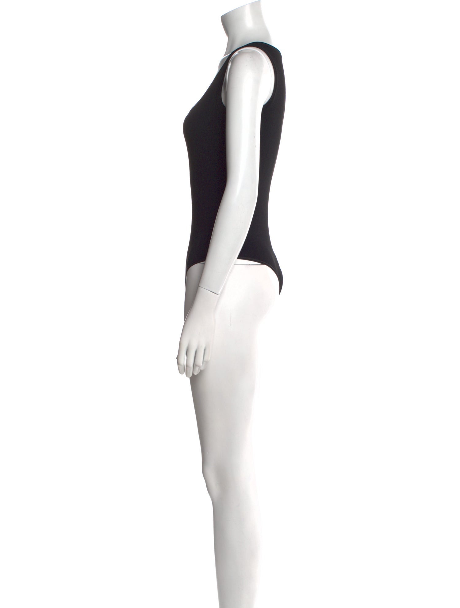 Alaïa Square Neckline Sleeveless Bodysuit