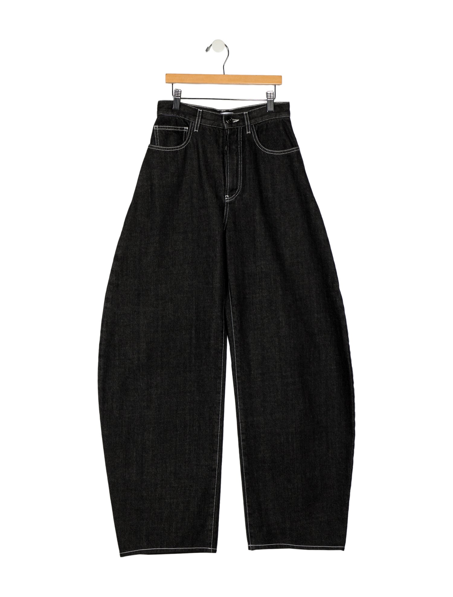 Alaïa High-Rise Wide Leg Jeans