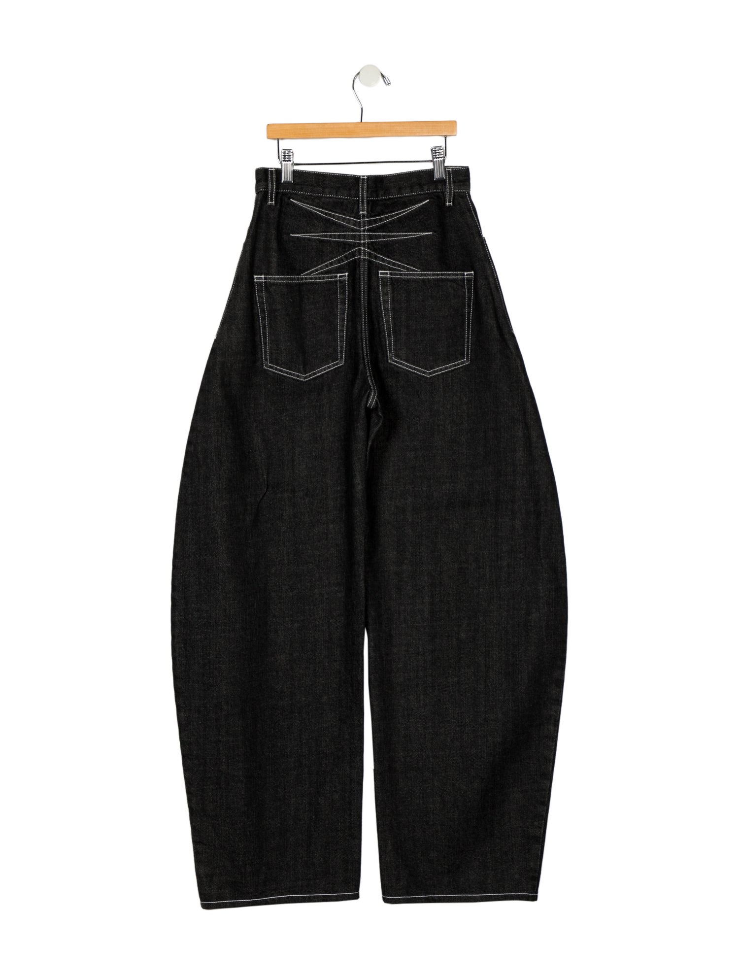 Alaïa High-Rise Wide Leg Jeans