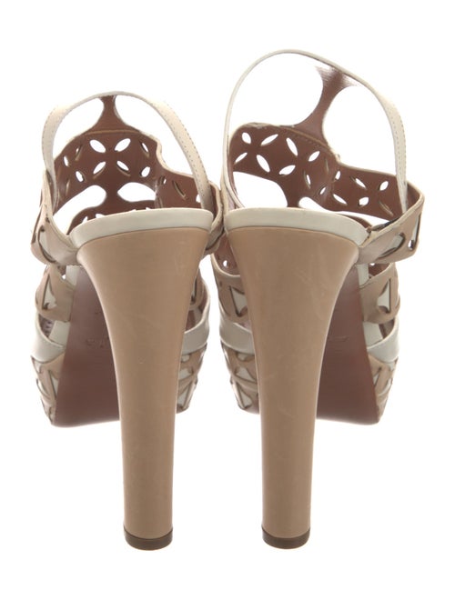 Alaïa Leather Patterned Sandals