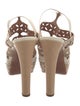 Alaïa Leather Patterned Sandals