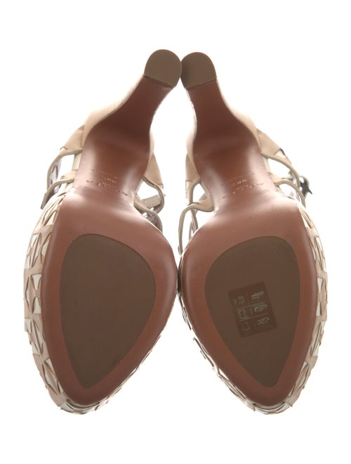 Alaïa Leather Patterned Sandals