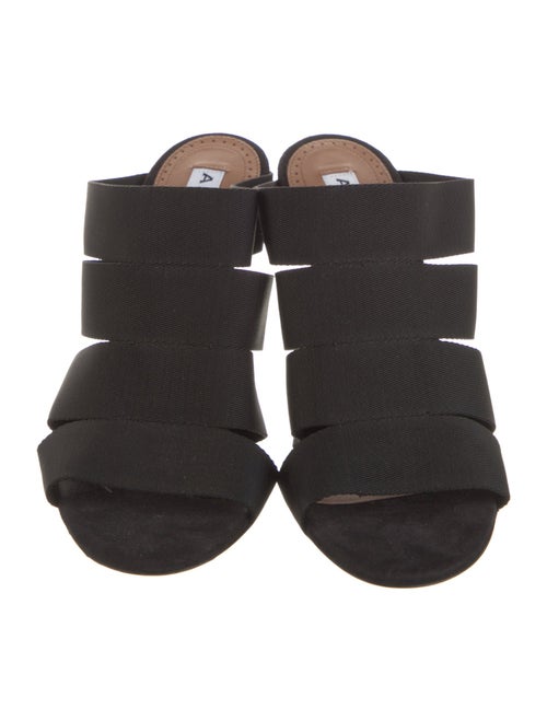 Alaïa Suede Slides