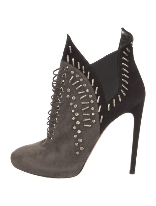 Alaïa Suede Patterned Boots