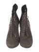 Alaïa Suede Patterned Boots