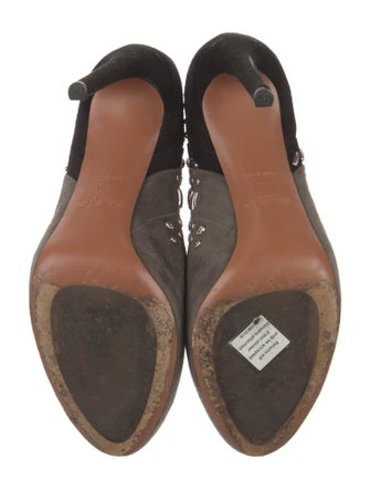Alaïa Suede Patterned Boots