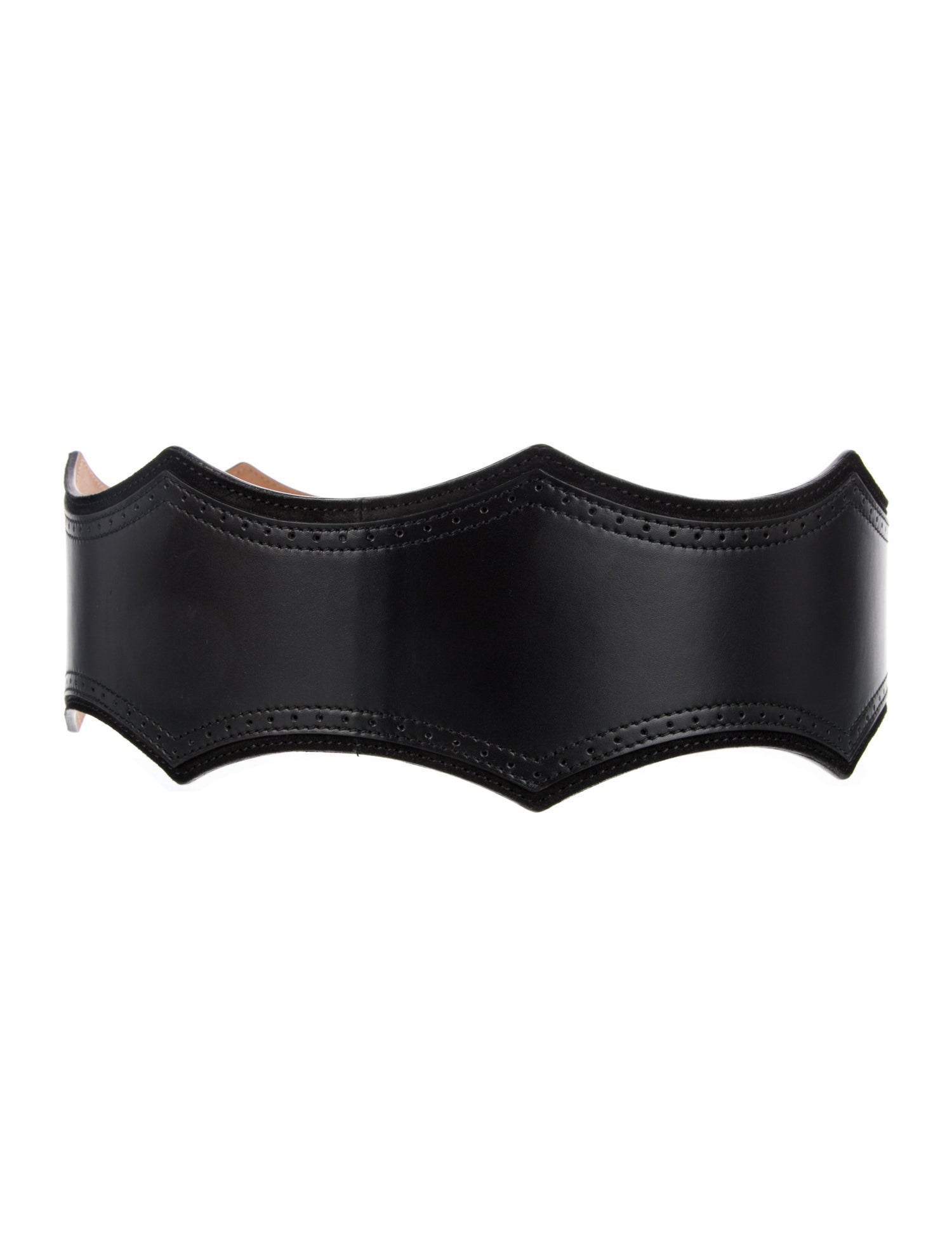 Alaïa Wide Leather Waist Belt