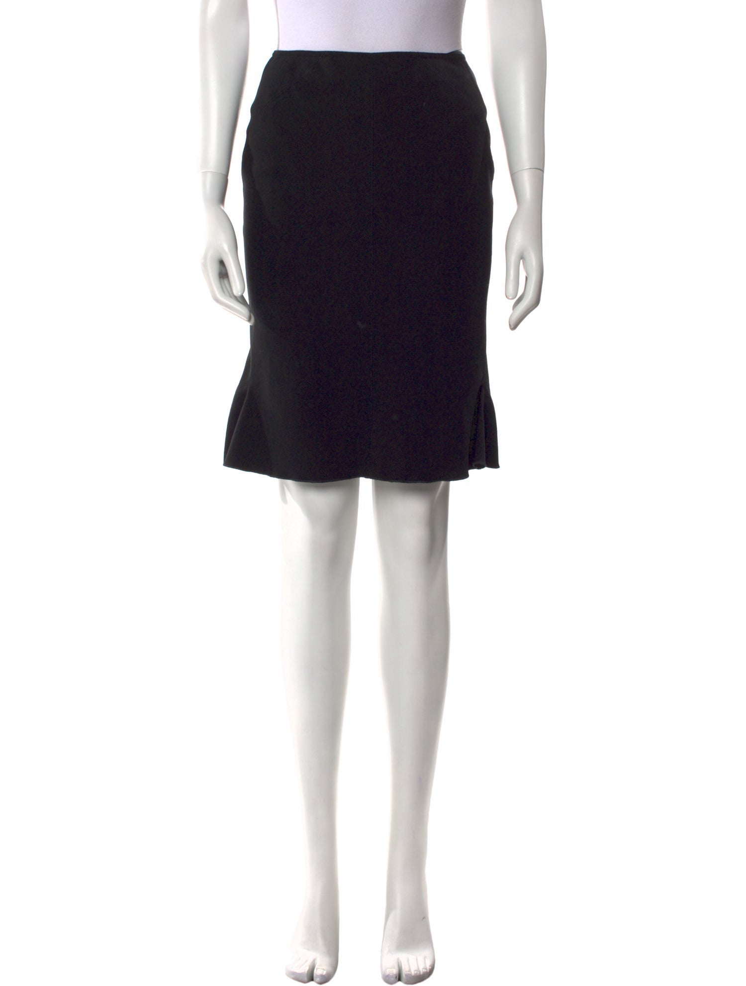 Alaïa Wool Knee-Length Skirt