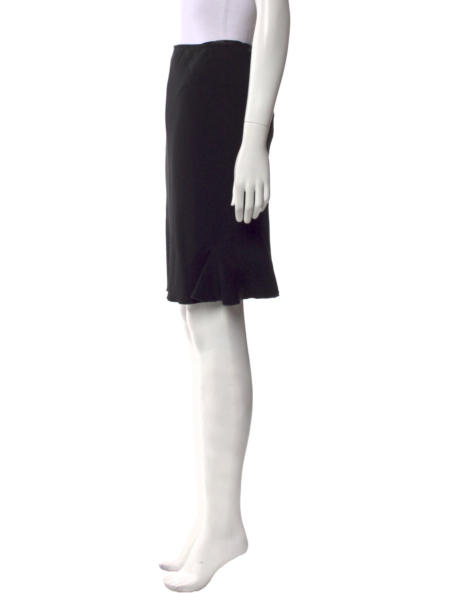 Alaïa Wool Knee-Length Skirt