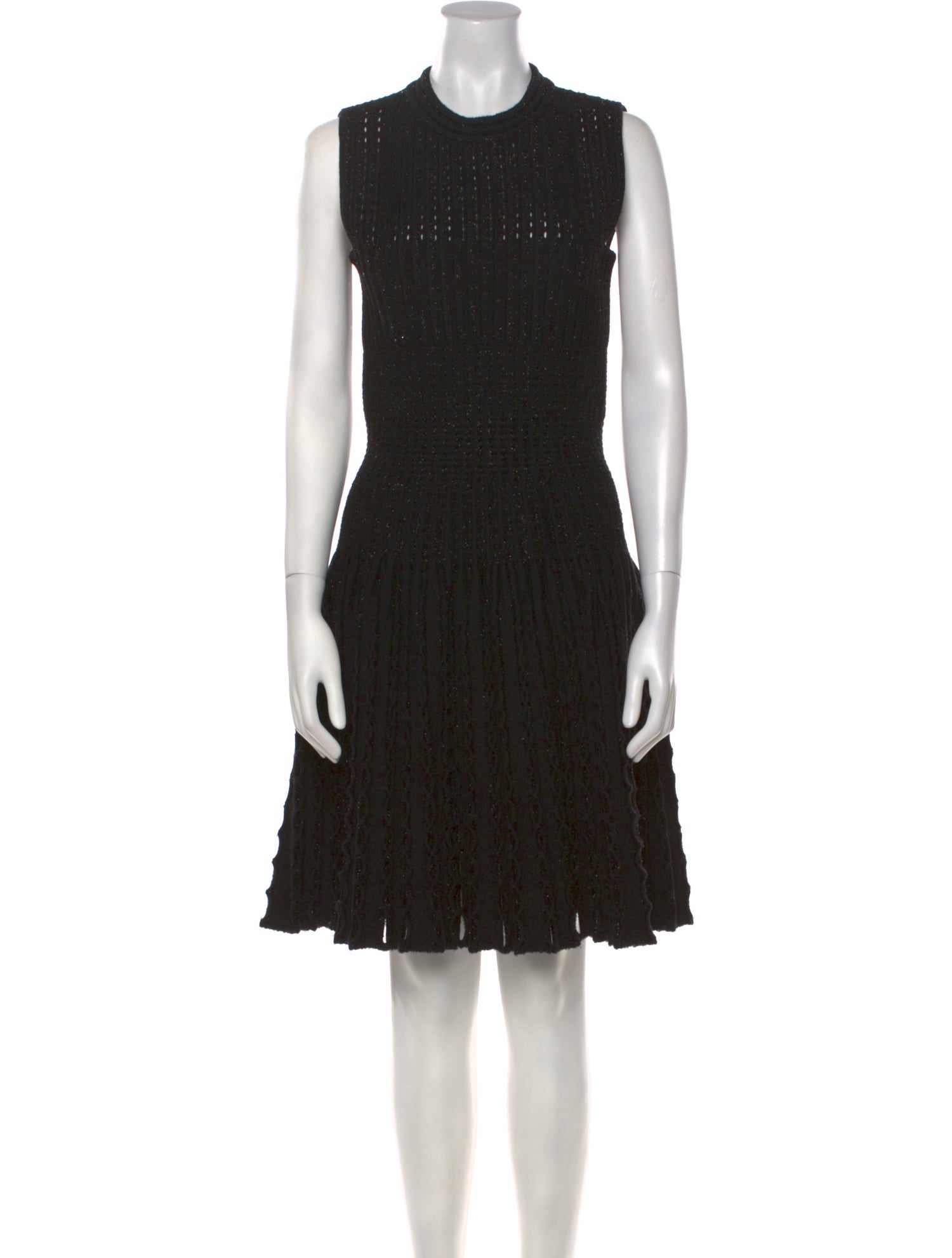 Alaïa Virgin Wool Knee-Length Dress