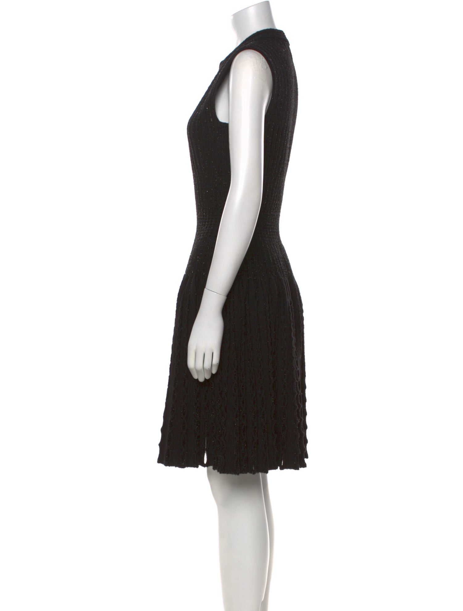 Alaïa Virgin Wool Knee-Length Dress