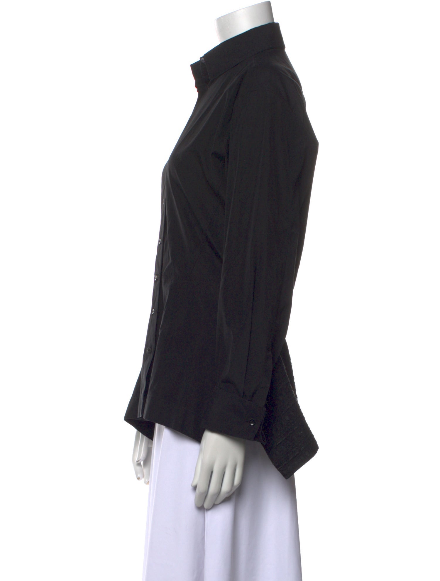 Alaïa Long Sleeve Button-Up Top