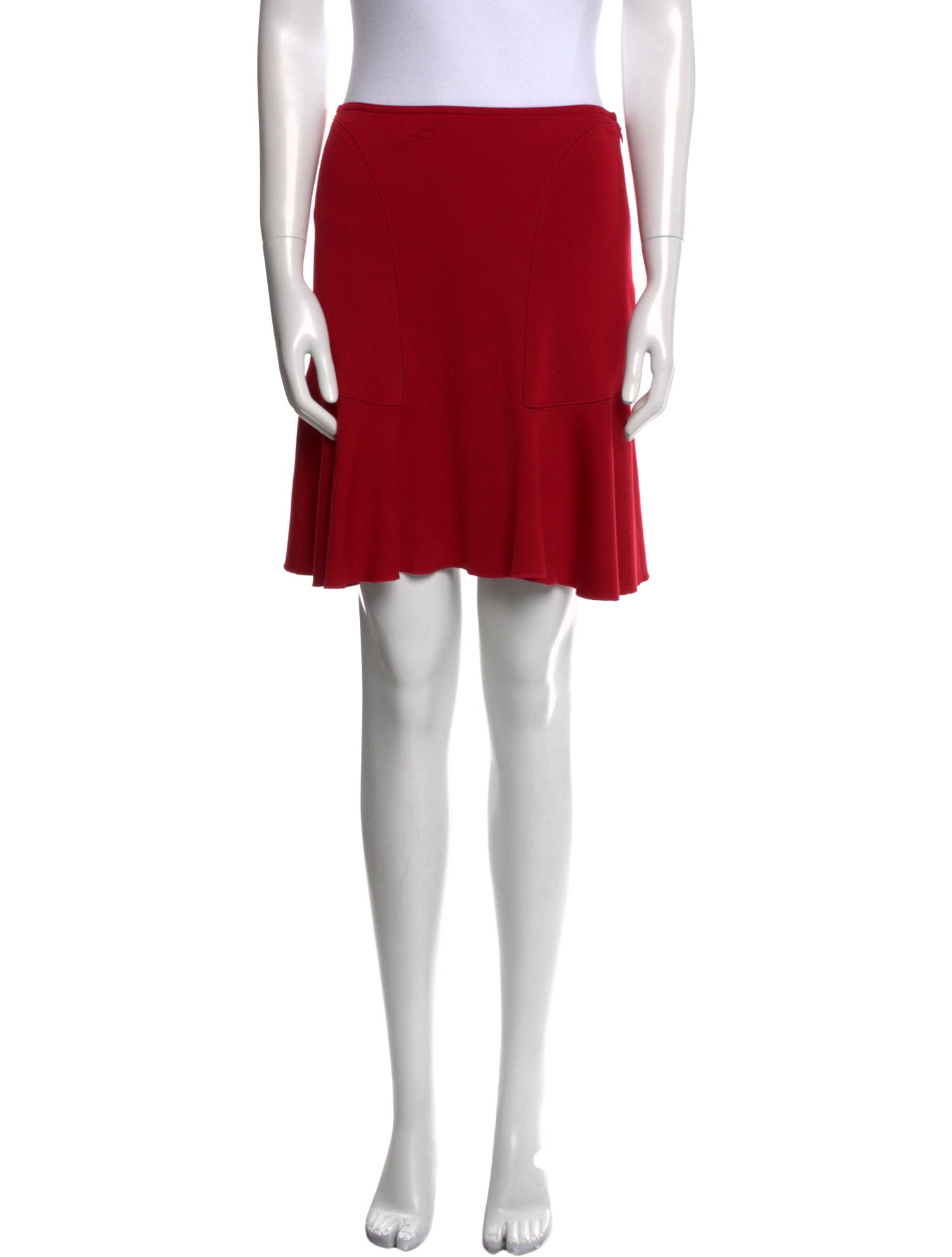 Alaïa Virgin Wool Mini Skirt