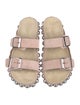 Alaïa Suede Studded Accents Slides