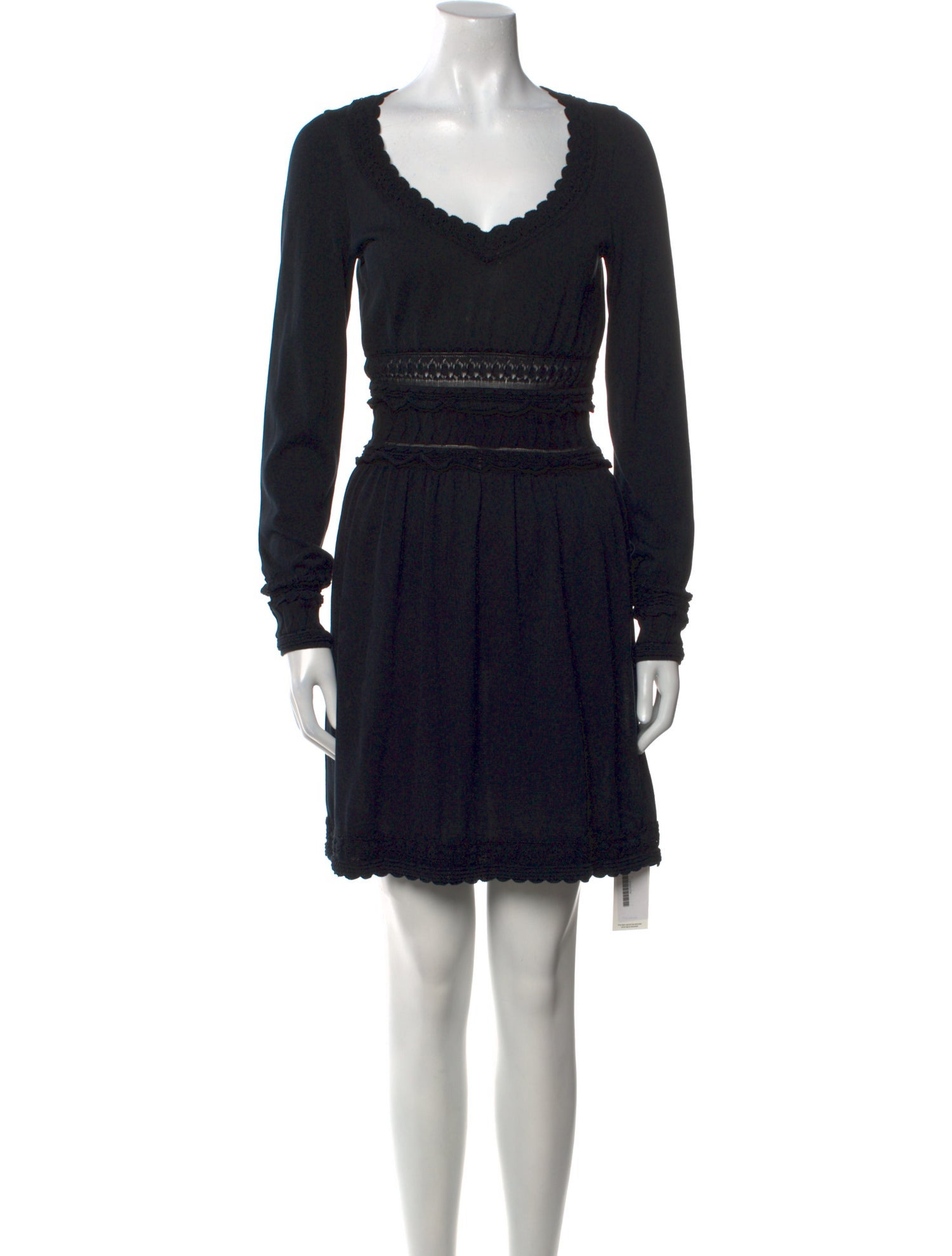 Alaïa Tie Neck Mini Dress