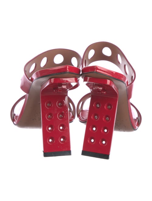 Alaïa Patent Leather Slides