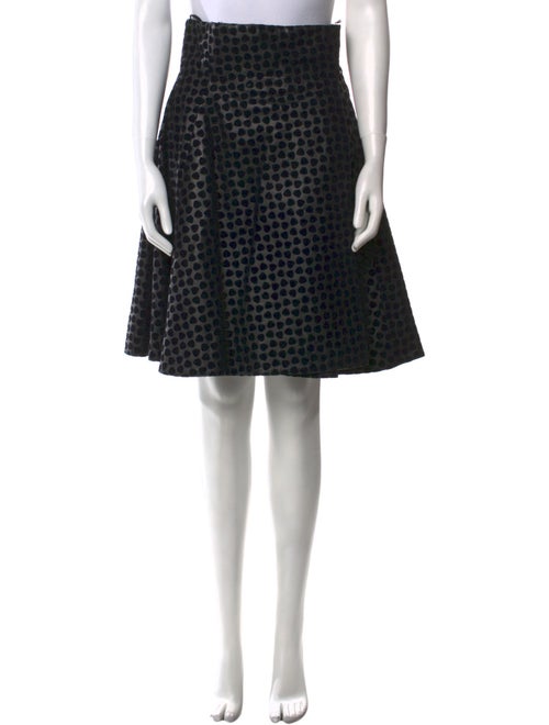 Alaïa Lambskin Knee-Length Skirt
