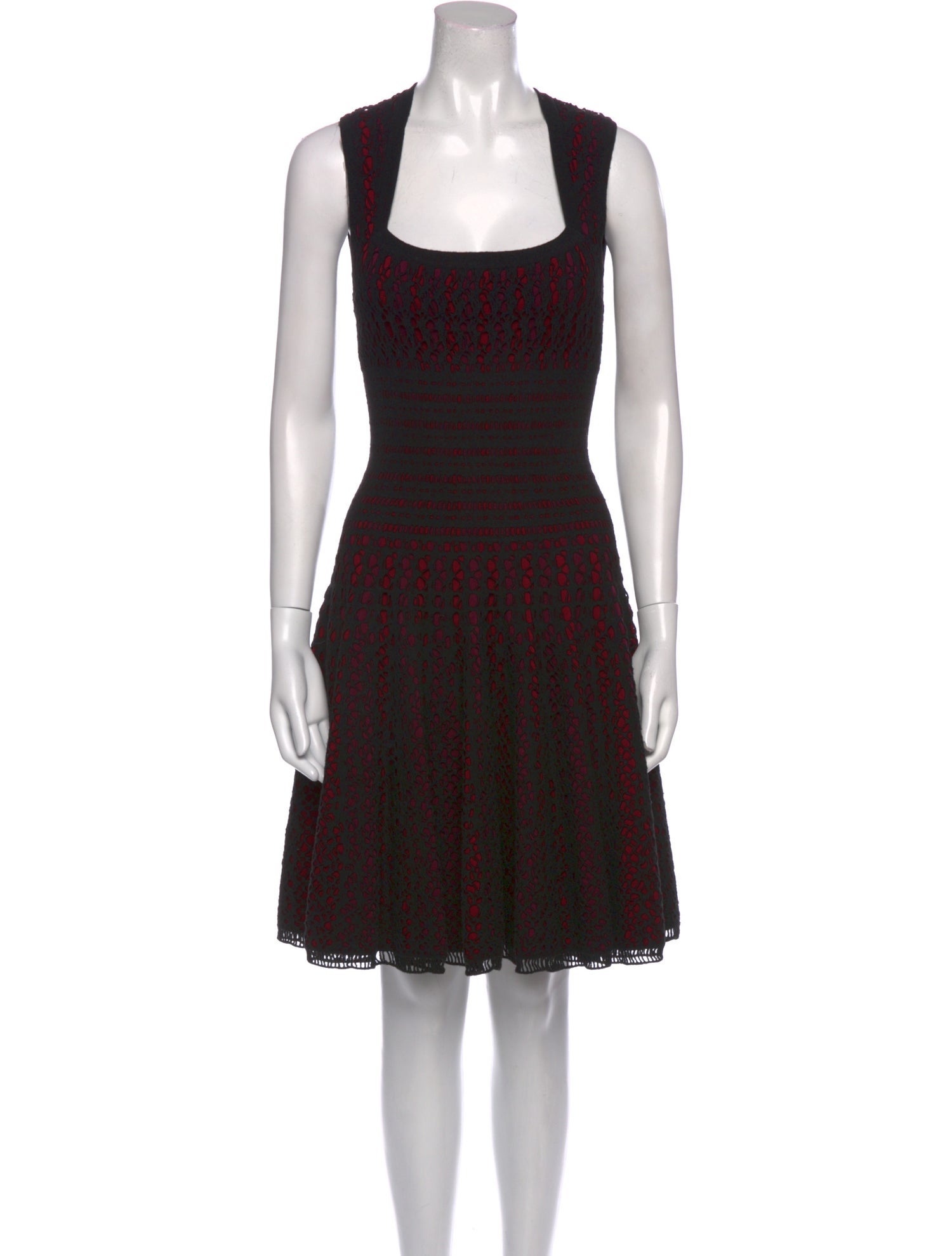 Alaïa Virgin Wool Knee-Length Dress