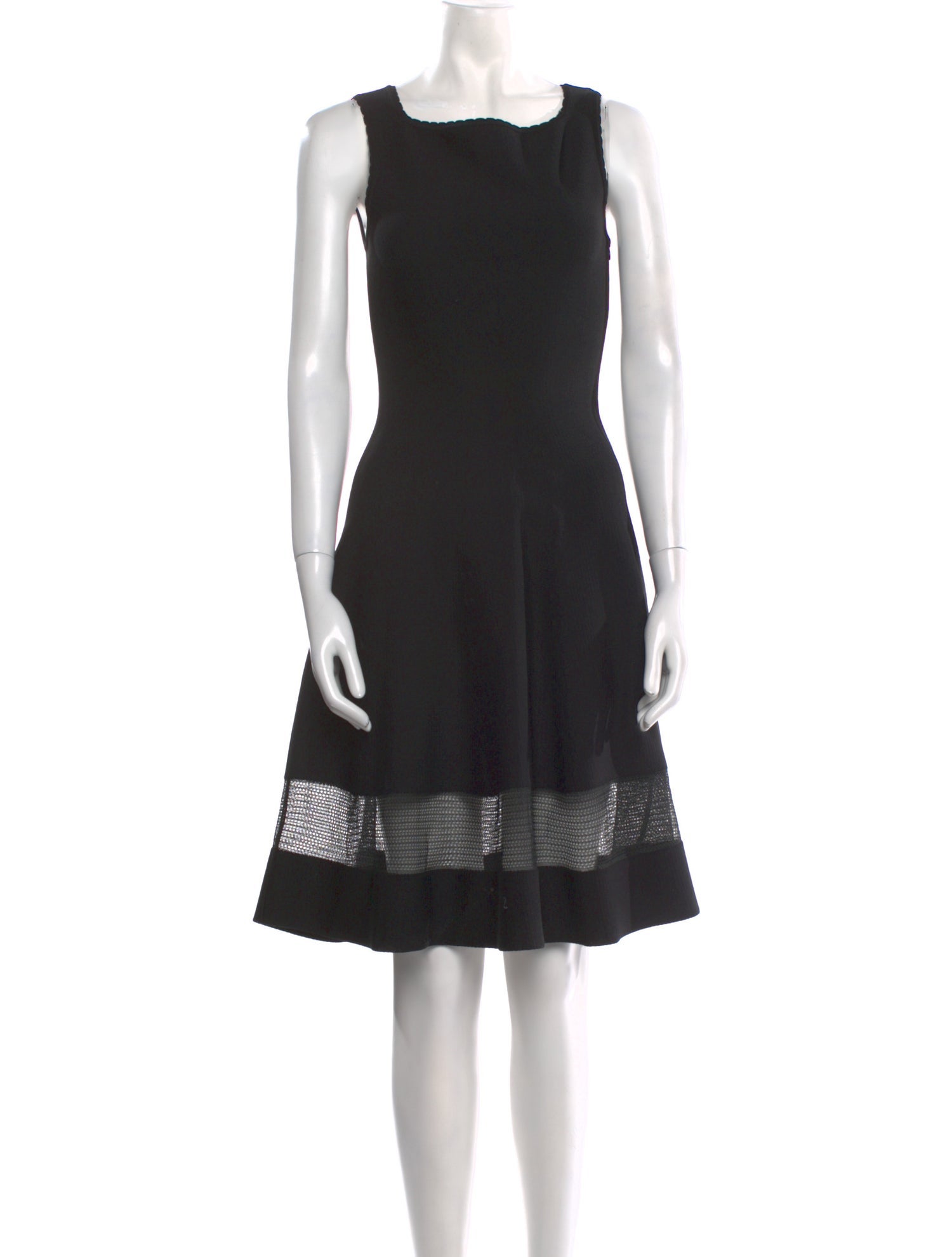 Alaïa Scoop Neck Knee-Length Dress w/ Tags