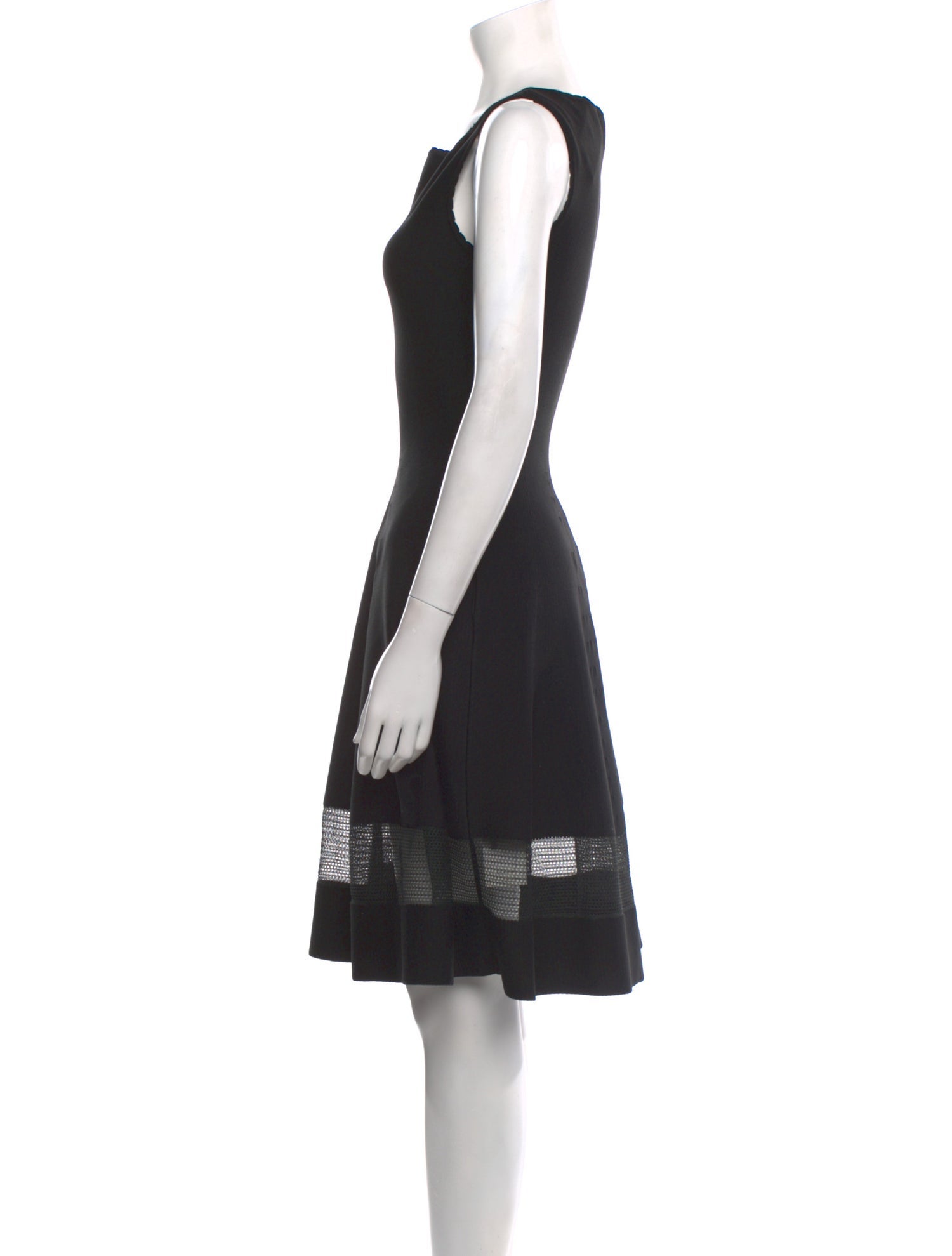 Alaïa Scoop Neck Knee-Length Dress w/ Tags