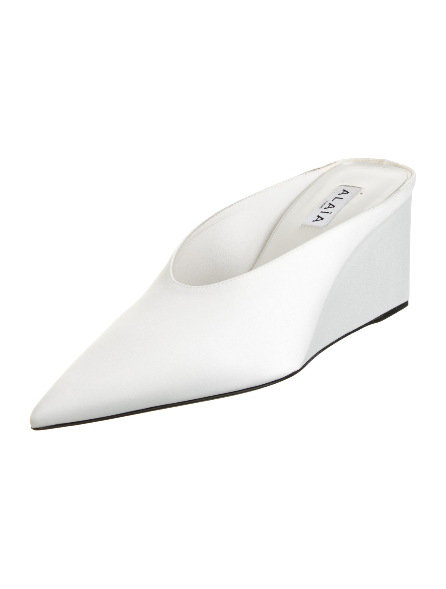 Alaïa Satin Mules