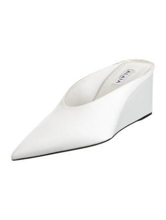 Alaïa Satin Mules