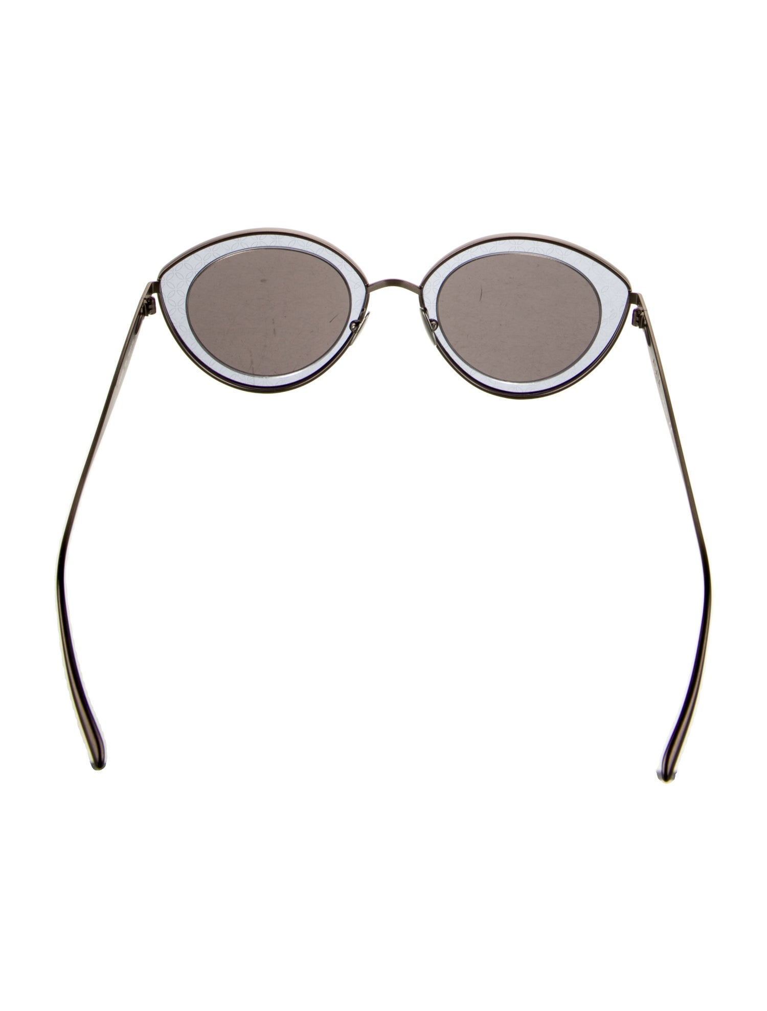 Alaïa Round Tinted Sunglasses w/ Tags