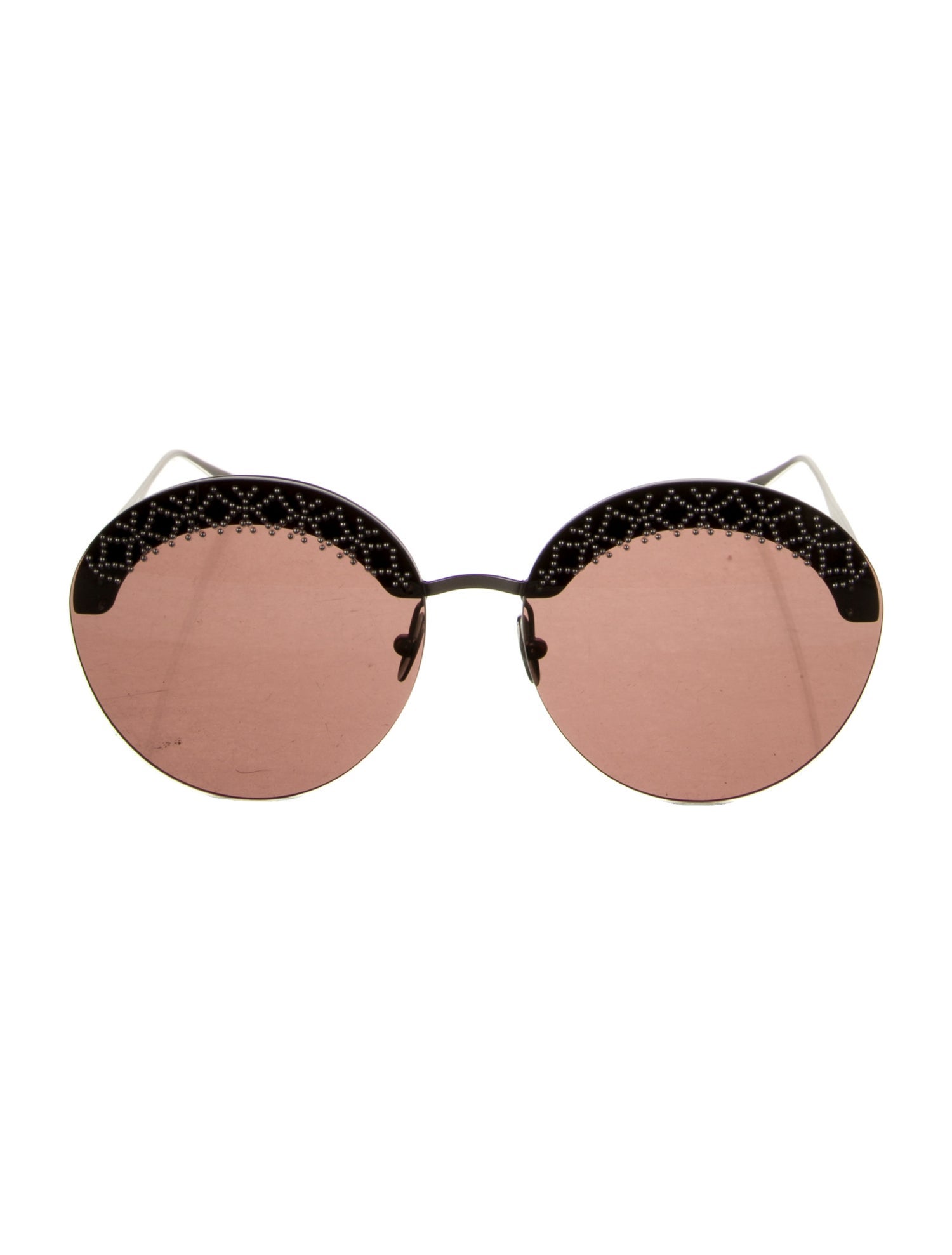 Alaïa Aviator Tinted Sunglasses w/ Tags