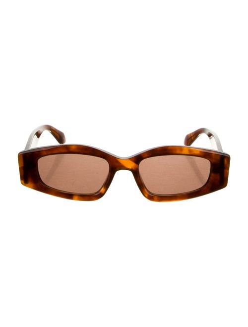 Alaïa Square Tinted Sunglasses w/ Tags
