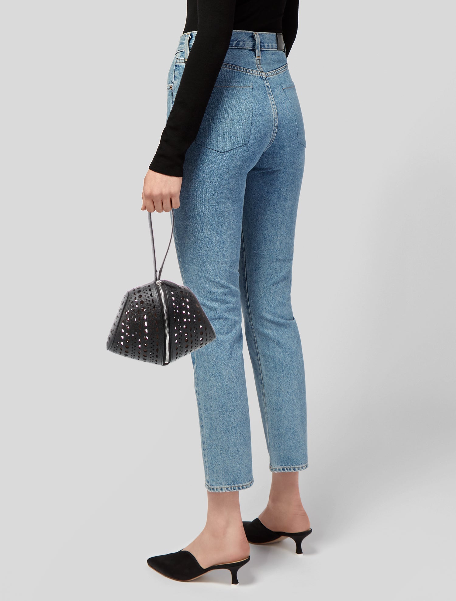 Alaïa Leather Top Handle Bag