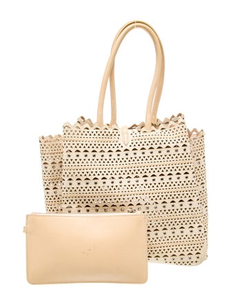 Alaïa Canvas Top Handle Bag