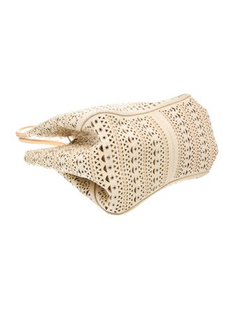 Alaïa Canvas Top Handle Bag