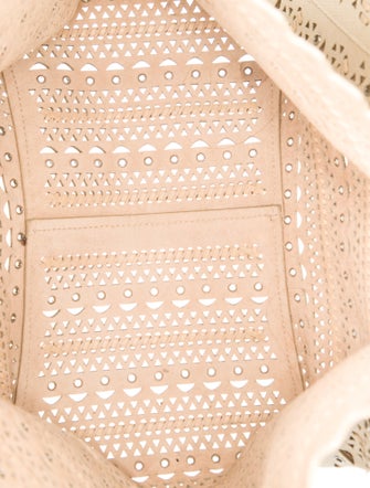 Alaïa Canvas Top Handle Bag