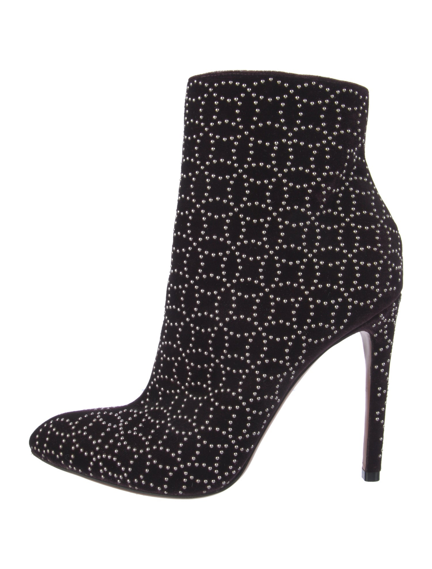Alaïa Suede Patterned Boots